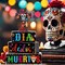 4 Pcs Day of The Dead Table Decorations Day of The Dead Centerpiece for Table Dia De Los Muertos Tiered Tray Decor